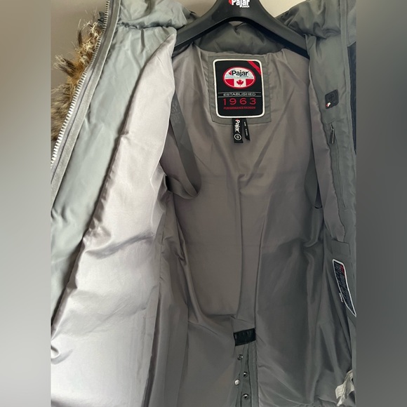 PAJAR winter Parka size xs grey winter coat xs - Picture 2 of 11